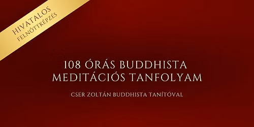 Buddhista medit\u00e1ci\u00f3s tanfolyam