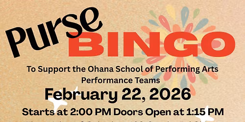 Purse Bingo for Ohana Performance Teams