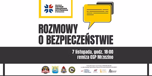 Rozmowy o bezpiecze\u0144stwie w Mrzezinie!