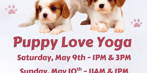 Mother's Day Weekend Puppy Yoga