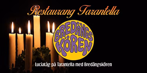 Luciatåg på Tarantella med Bredängskören!