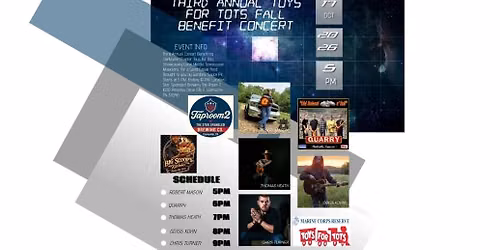 Toys For Tots Fall Concert — The Star Spangled Brewing Co. Taproom 2/ Progress Dr . Location