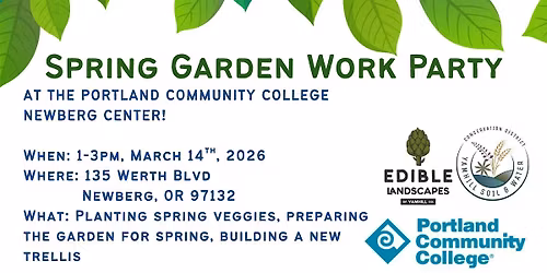 Spring Garden Work Party