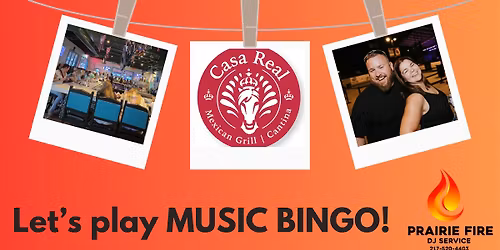 FREE Music Bingo at Casa Real