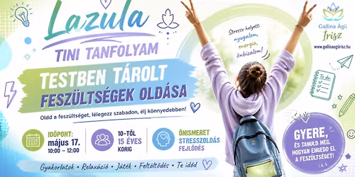 Lazula Tini tanfolyam T\u00e9r-\u00e1ll\u00edt\u00e1sokkal Szentendr\u00e9n