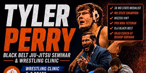 \ud83e\udd4b Tyler Perry Black Belt Jiu-Jitsu Seminar & Wrestling Clinic \ud83e\udd3c