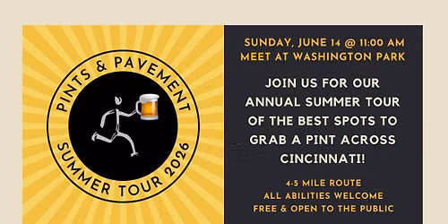 Pints & Pavement Summer Tour 2026