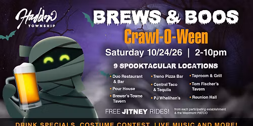 Haddon Twp. Brews & Boos Crawl-O-Ween!