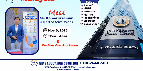 Spot Admission at University Kuala Lumpur (UniKL)