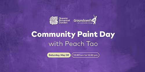 Community Paint Day with Peach Tao