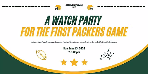 Packers v Vikings Watch Party