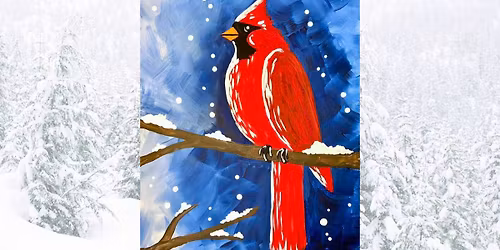 Paint Night: Winter Cardinal
