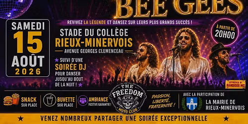 Soir\u00e9e BEE GEES suivi d'un DJ