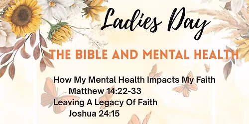 Ladies Day 2026: Mental Health and the Bible