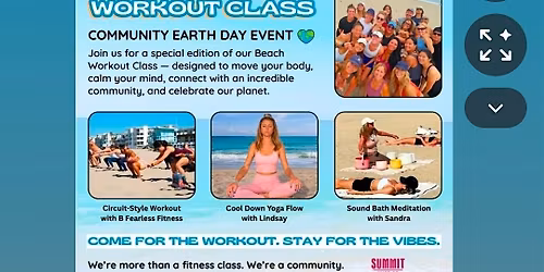 Beach Workout W\/ Yoga and Soundbowls