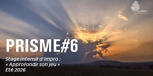 Stage d'impro PRISME#6 \/ Approfondir son jeu \/ Du 8 au 13 ao\u00fbt (Ard\u00e8che)