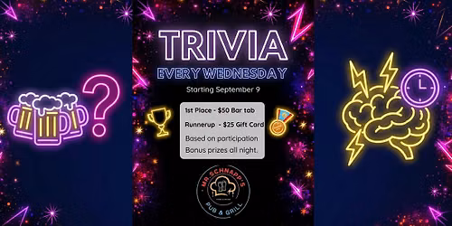 Wednesday Trivia & Craft Night