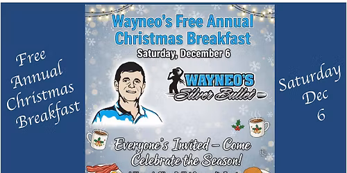 Wayneo's Annual Christmas Breakfast