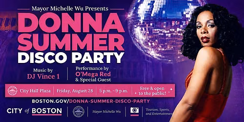 Mayor Michelle Wu Presents: Donna Summer Disco Party