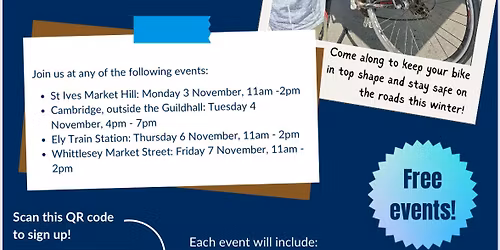 Winter Wheeler! Free bike marking at The Guildhall