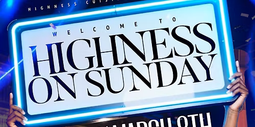 HIGHNESS CUISINE ON A SUNDAY