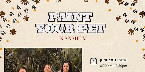 Paint your Pet event in Anaheim ay Brewery!