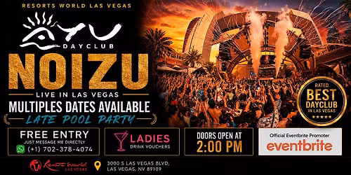 NOIZU LIVE AT AYU DAYCLUB @RESORTS WORLD