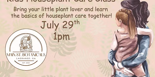 Kids Houseplant Care Class