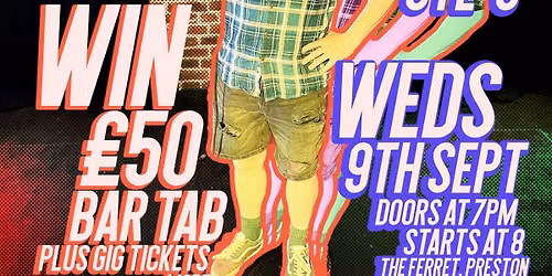 The Ferret QUIZ! | With Quizmaster Ste-J | Music & more! | Win big! | Wed 9th Sept