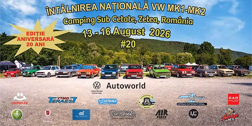 \u00cent\u00e2lnirea Na\u021bional\u0103 VW Mk1-Mk2 2026, edi\u021bia a 20-a
