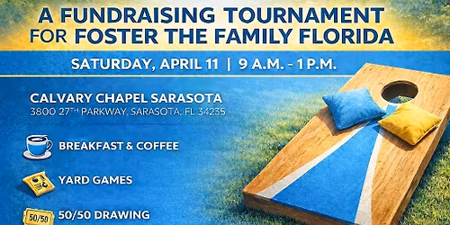 Foster the Family Cornhole and Coffee Tournament