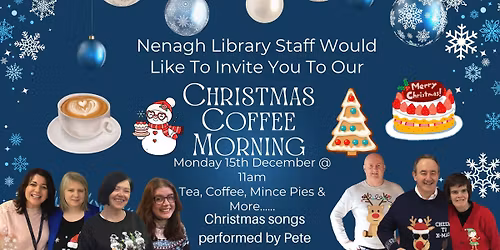 \u2615 Christmas Coffee Morning at Nenagh Library \ud83c\udfb6