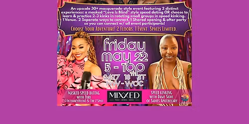 Unmasked: A DC Black Pride Speed Dating + Speed Kinking Experience