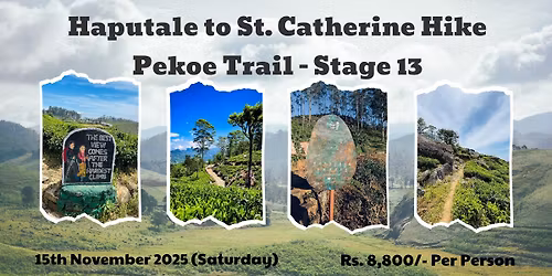 Haputale to St. Catherine Hike | Pekoe Trail - Stage 13