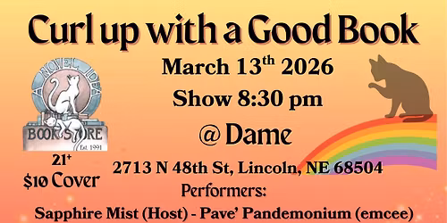 Curl Up With a Good Book - A Fundraiser Show for A Novel Idea Bookstore