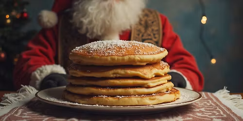 Pancakes w\/ Santa