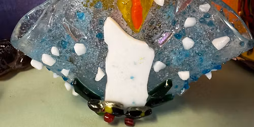 Fused glass votive workshop