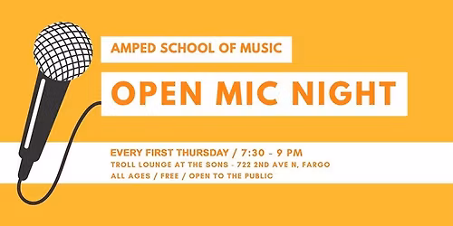 Amped Open Mic Night at the Troll Lounge