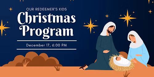 Our Redeemer's Kids Christmas Program