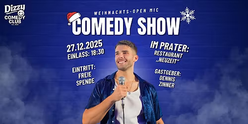 Dizzy Comedy Club \u2013 Open Mic Comedy Show | 27.12.2025 (Freie Spende)