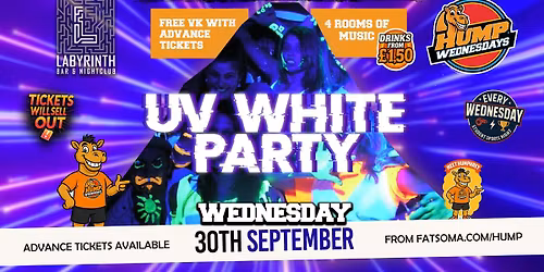 \ud83d\udc2b Hump Wednesdays \ud83d\udc2b FRESHERS RAVE!! \ud83c\udf1f Bath's Number One Wednesday Night!