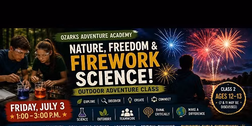 Nature, Freedom, and Firework Science