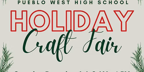 Pueblo West High School Craft Fair