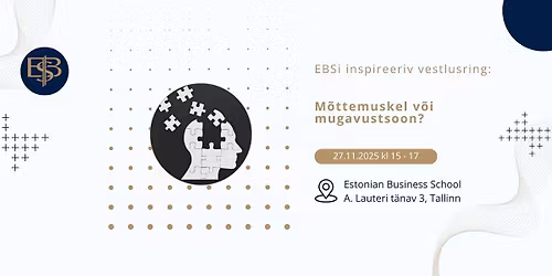 EBSi inspireeriv vestlusring: M\u00f5ttemuskel vs mugavustsoon