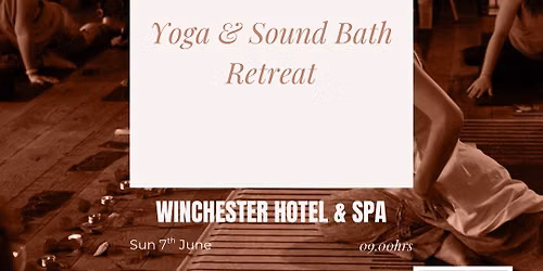 Yoga retreat and sound bath