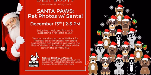Santa Paws: Pet Photos with Santa!