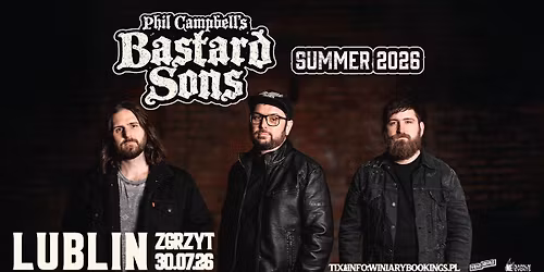 PHIL CAMPBELL'S BASTARD SONS \/ 30.07.26 \/ Zgrzyt, Lublin