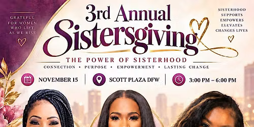 3rd Annual Sistersgiving