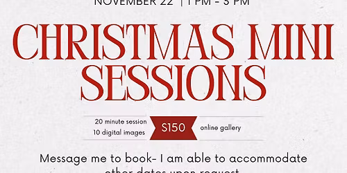 Christmas Mini Sessions