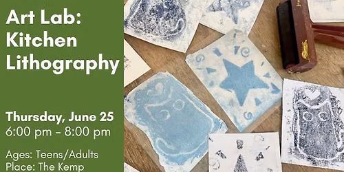 Art Lab: Kitchen Lithography